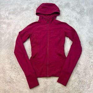LULULEMON In Flux Jacket Womens 4 Cranberry Pink Dance Studio